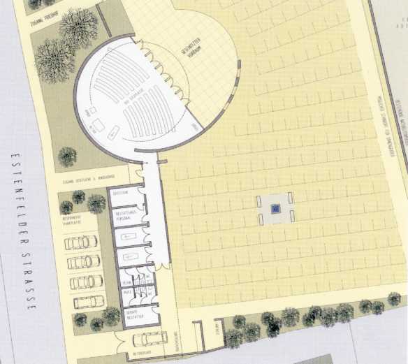 Lageplan Friedhofskapelle